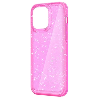 Foto 1 | Funda Tekku Brillos Rigida Pc Para Iphone 15 Pro Max Rosa Glitter