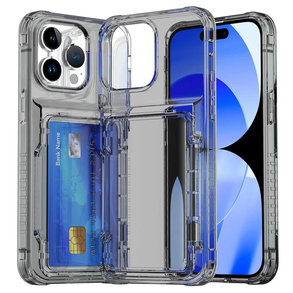 Foto 1 | Funda Tekku Tpu Tarjetero Para Iphone 15 Pro Humo