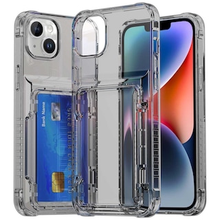 Foto 1 | Funda Tekku Tpu Tarjetero Para Iphone 15 Humo