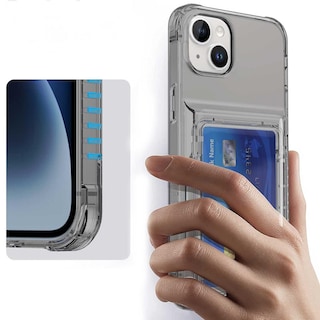 Foto 4 | Funda Tekku Tpu Tarjetero Para Iphone 15 Humo