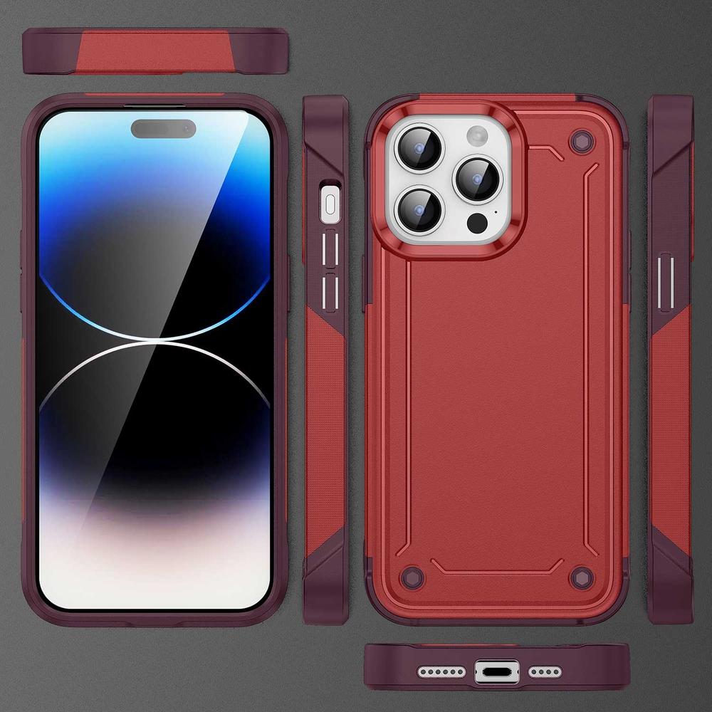 Foto 4 | Funda Tekku Tough Cover Para Iphone 15 Pro Roja