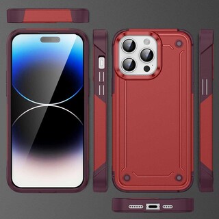 Foto 4 | Funda Tekku Tough Cover Para Iphone 15 Pro Roja