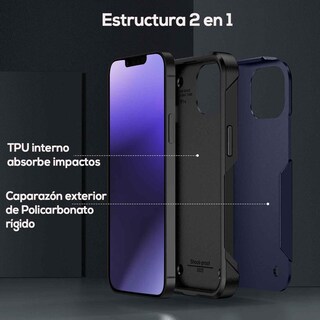 Foto 3 | Funda Tekku Tough Cover Para Iphone 15 Plus Azul