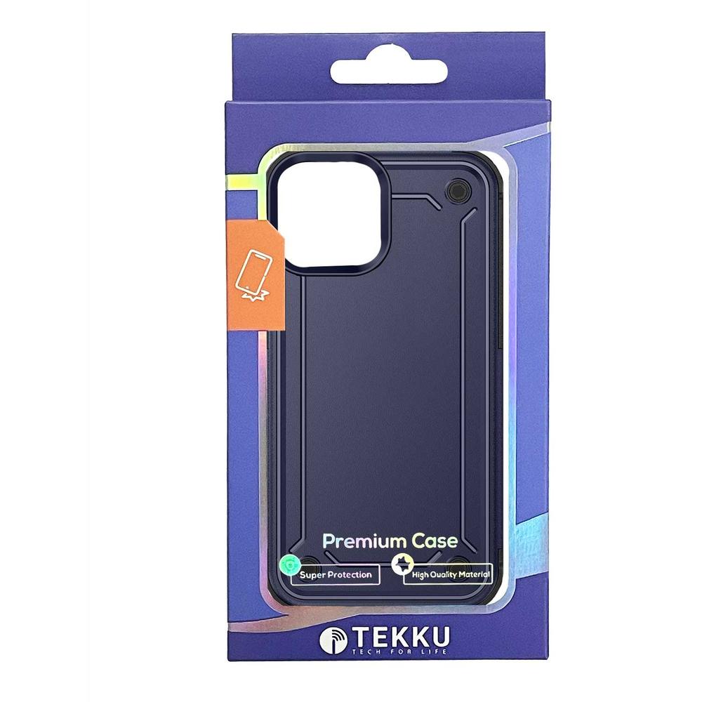 Foto 8 pulgar | Funda Tekku Tough Cover Para Iphone 15 Plus Azul