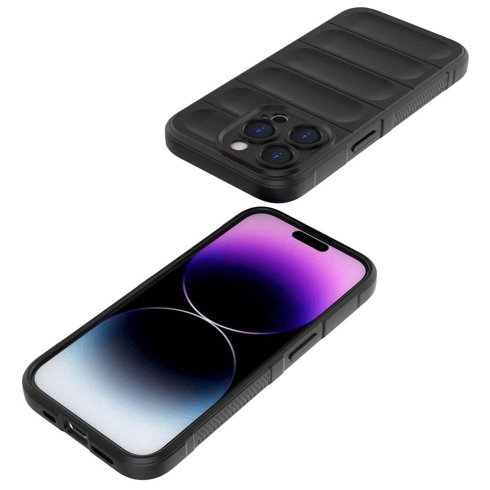 Foto 6 pulgar | Funda Tekku Tpu Phantom Para Iphone 15 Pro Negra