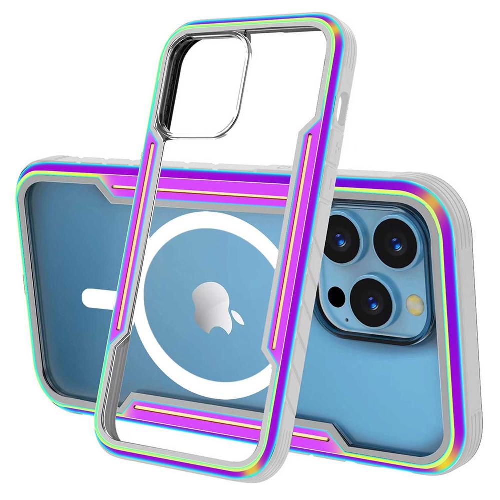 Foto 3 pulgar | Funda Tekku Metal Para Iphone 15 Pro Max Compatible Con Magsafe Tornasol