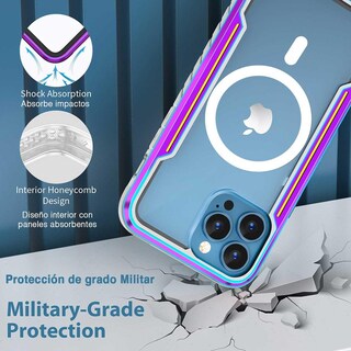 Foto 5 | Funda Tekku Metal Para Iphone 15 Pro Max Compatible Con Magsafe Tornasol
