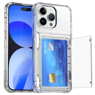 Foto 2 | Funda Tekku Tpu Tarjetero Para Iphone 15 Pro Max Transparente