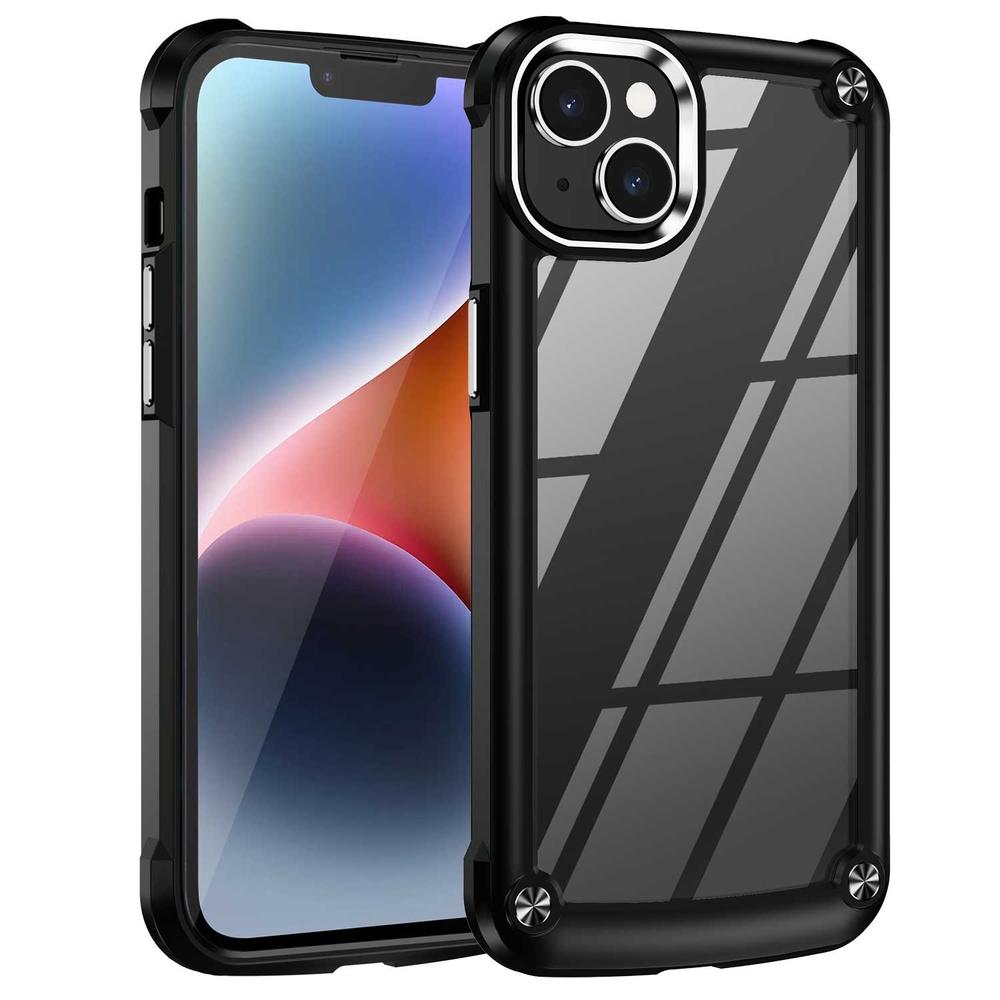 Foto 1 | Funda Tekku Shock Hardshell Para Iphone 15 Negra Transparente