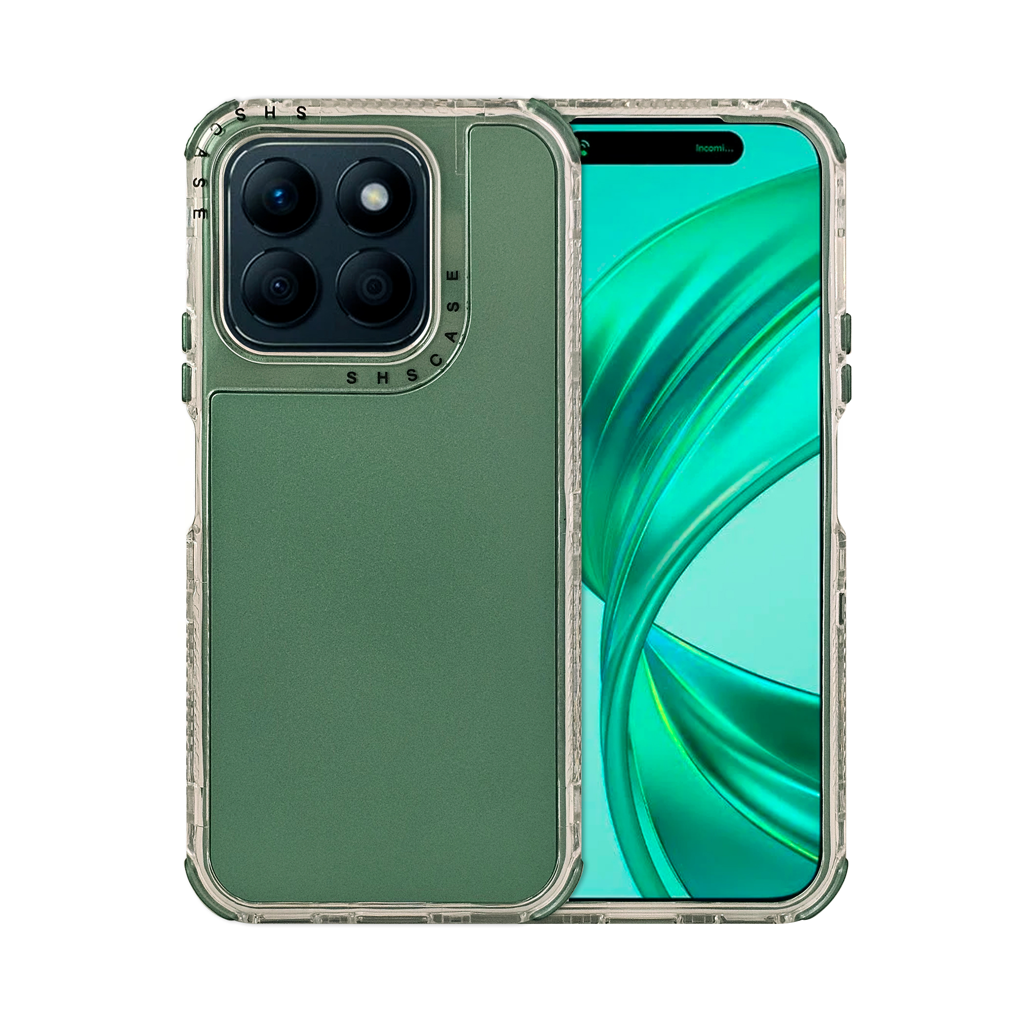 Foto 2 pulgar | Funda Uso Rudo Rainbow 360 Verde para Honor X8b