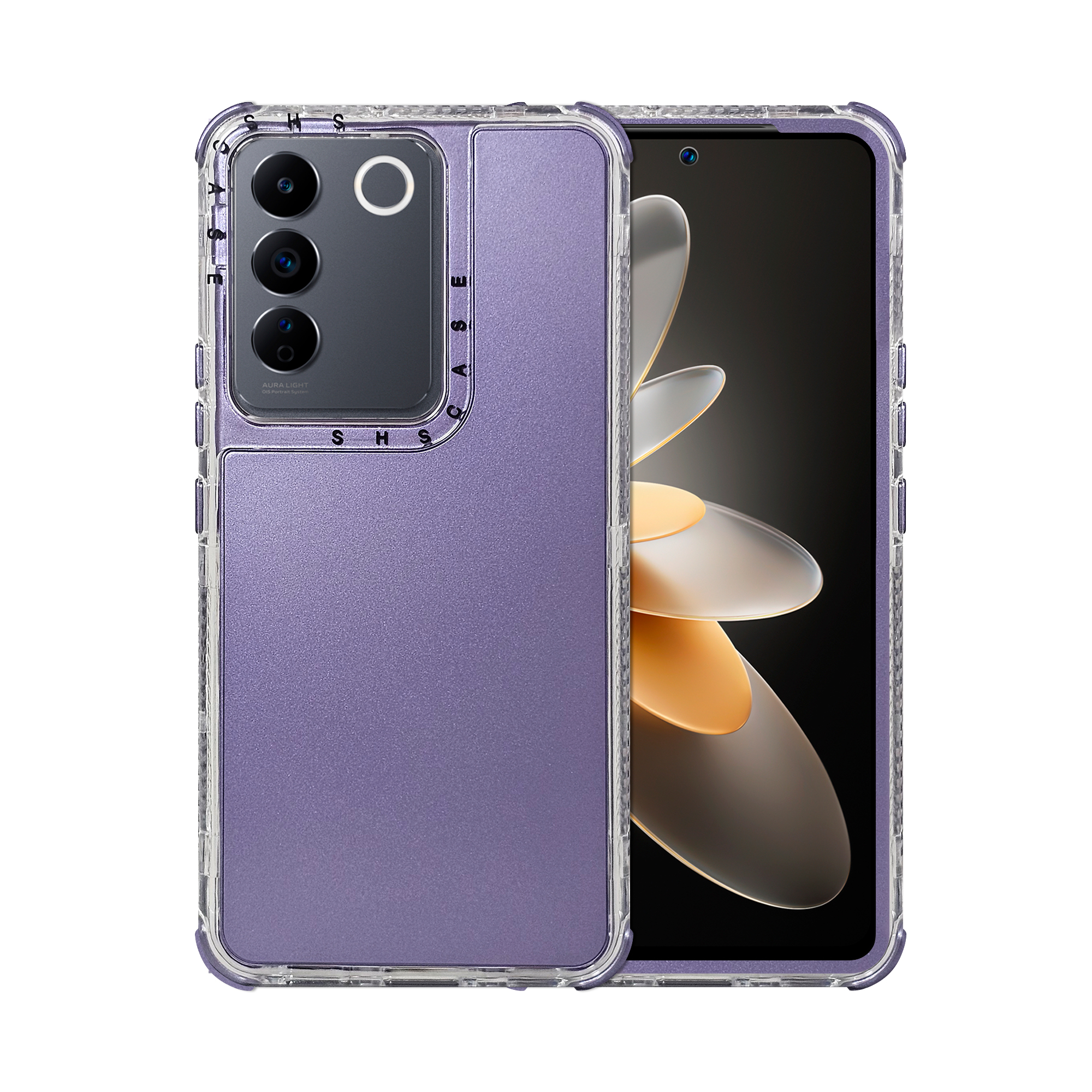 Foto 1 | Funda Uso Rudo Rainbow 360 Morado para Vivo V25e