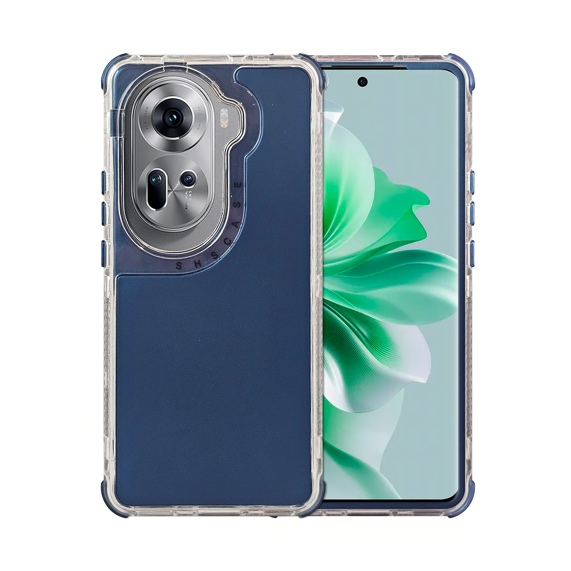 Funda Uso Rudo Atti Rainbow 360 Azul Marino para Oppo Reno 11 5G