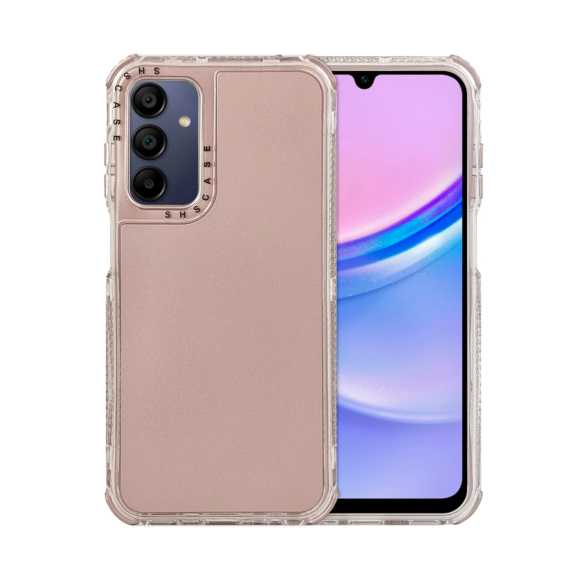 Funda Uso Rudo Atti Rainbow 360 Rosa para Samsung A15