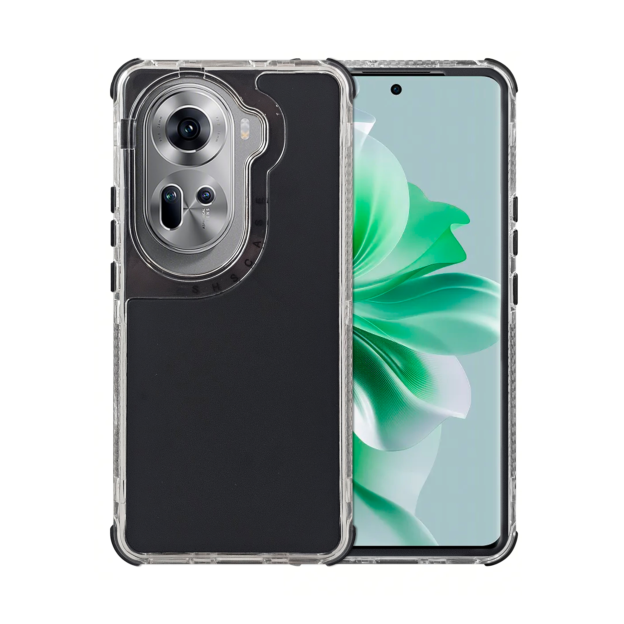 Funda Uso Rudo Rainbow 360 Negro para Oppo Reno 10 5g