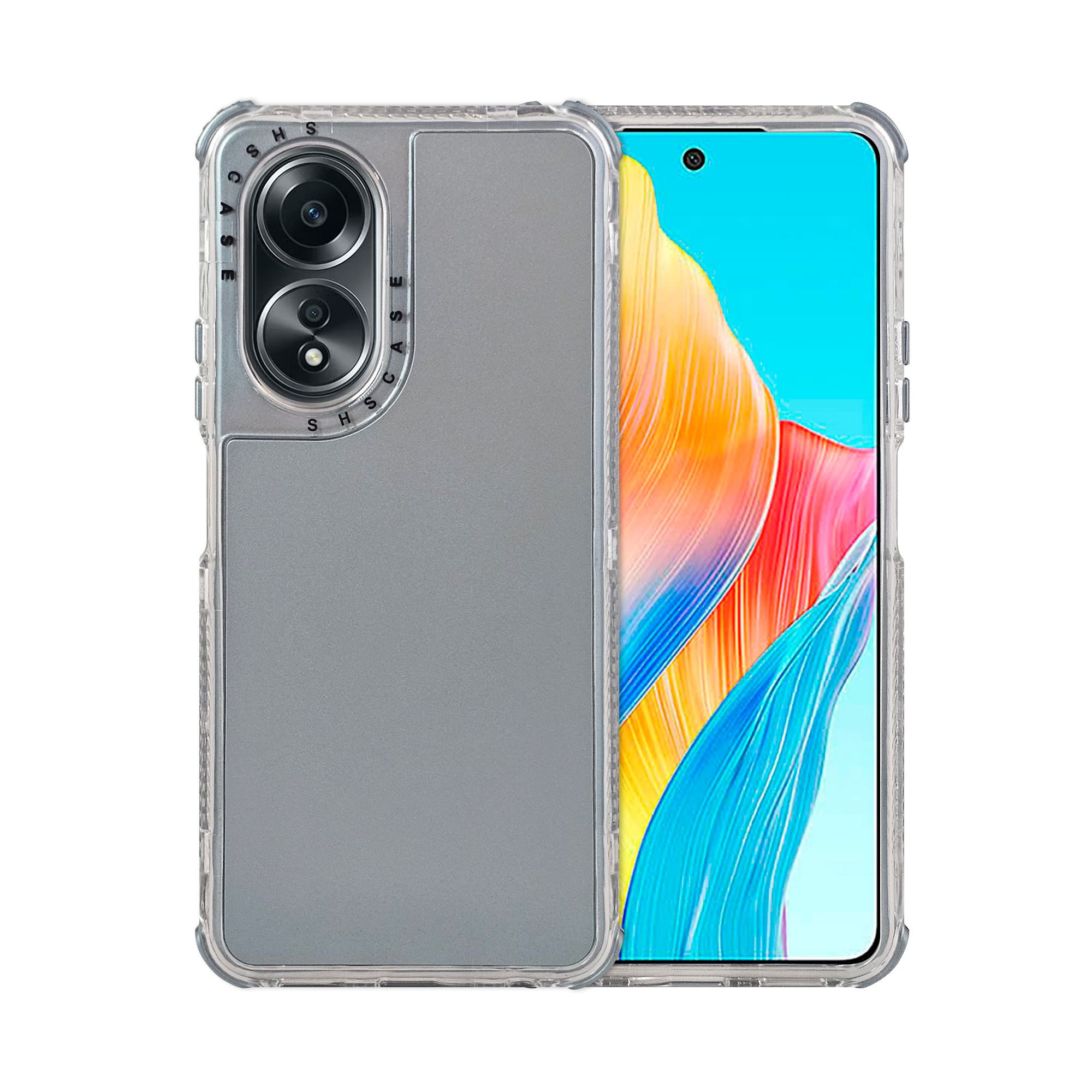 Funda Uso Rudo Rainbow 360 Azul Cielo para Oppo A58