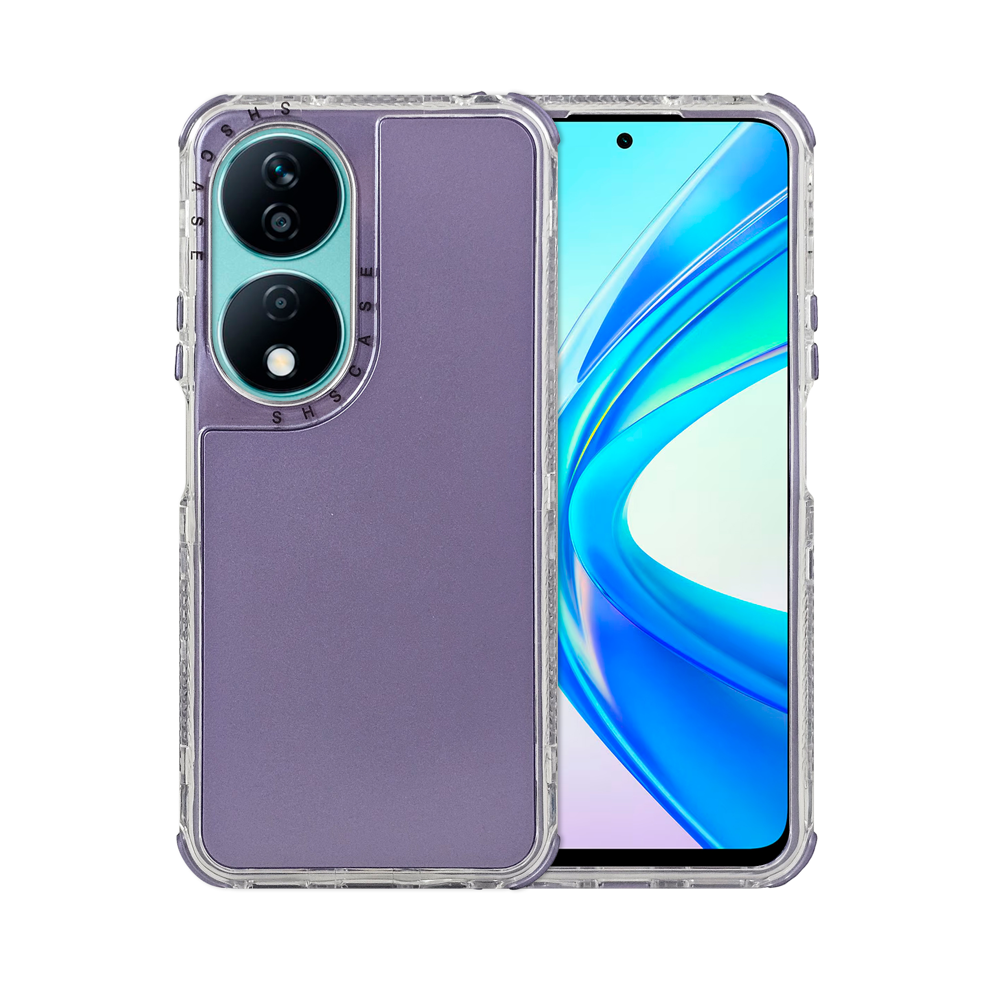 Foto 2 pulgar | Funda Uso Rudo Rainbow 360 Morado para Honor X7b