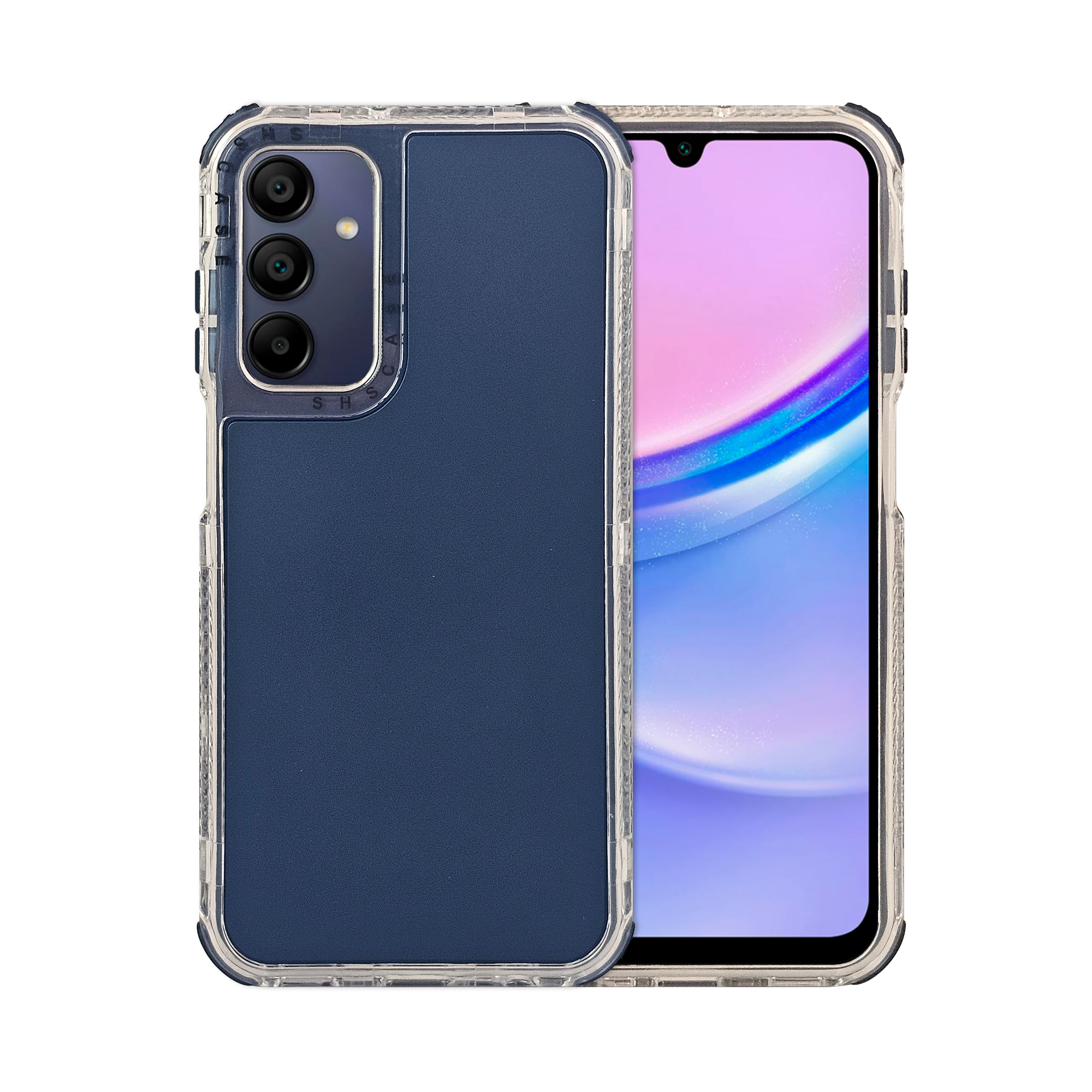 Funda Uso Rudo Atti Rainbow 360 Azul Marino para Samsung A15
