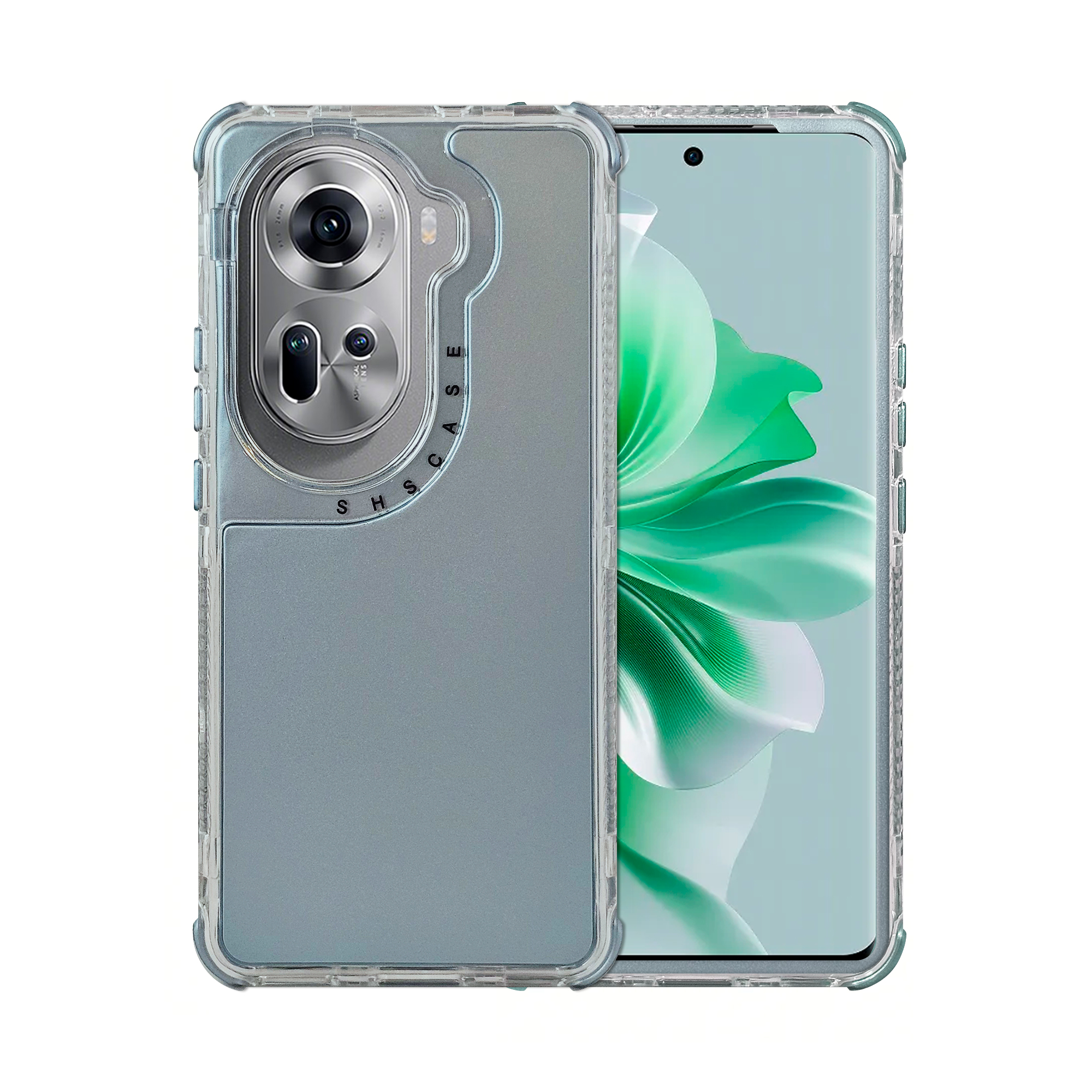 Funda Uso Rudo Rainbow 360 Azul Cielo para Oppo Reno 11 5g