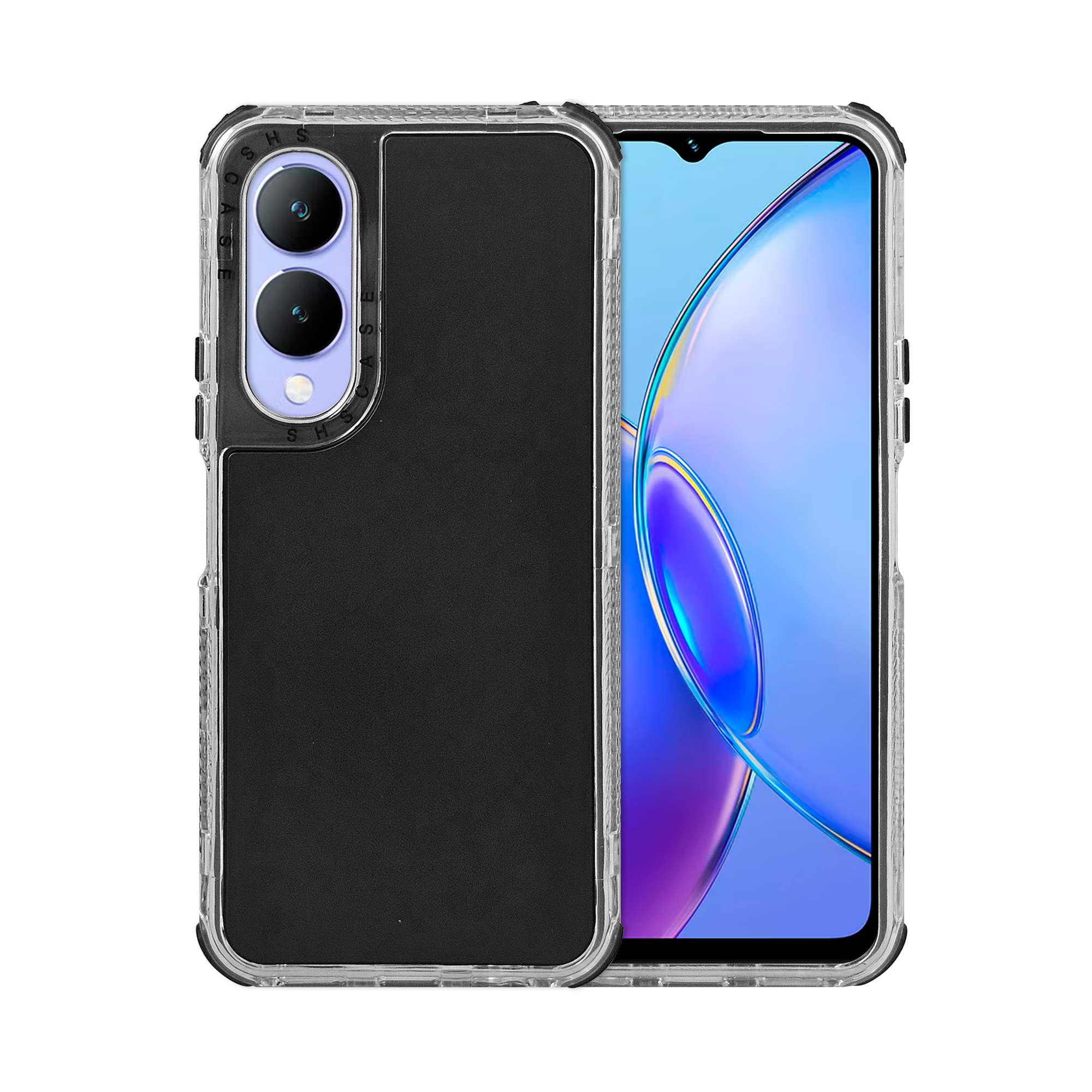 Foto 2 pulgar | Funda Atti Negra para Celular Vivo Y17s