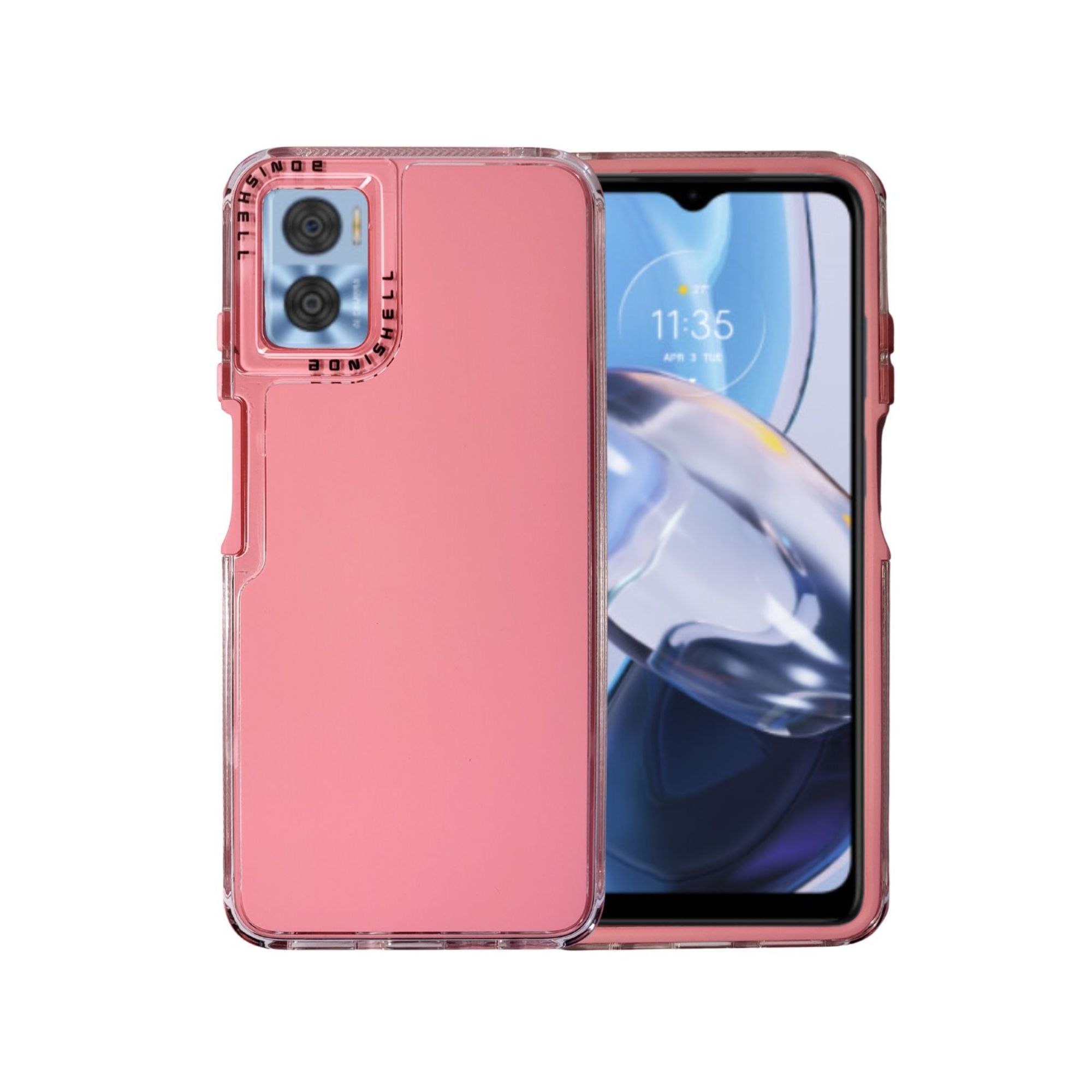Foto 2 pulgar | Funda Uso Rudo Rainbow Paint Rosa para Moto G34