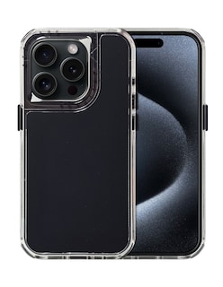 Foto 1 | Funda Uso Rudo Rainbow Paint Negro para iPhone 15 Pro