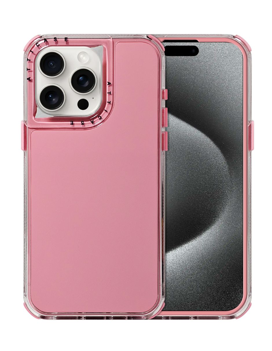Foto 2 pulgar | Funda Uso Rudo Rainbow Paint Rosa para iPhone 15 Pro Max