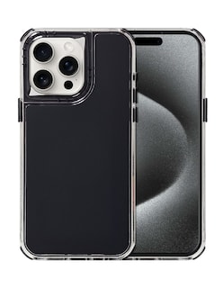 Foto 1 | Funda Uso Rudo Rainbow Paint Negro para iPhone 15 Pro Max