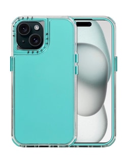 Foto 1 | Funda Uso Rudo Rainbow Paint Menta para iPhone 15