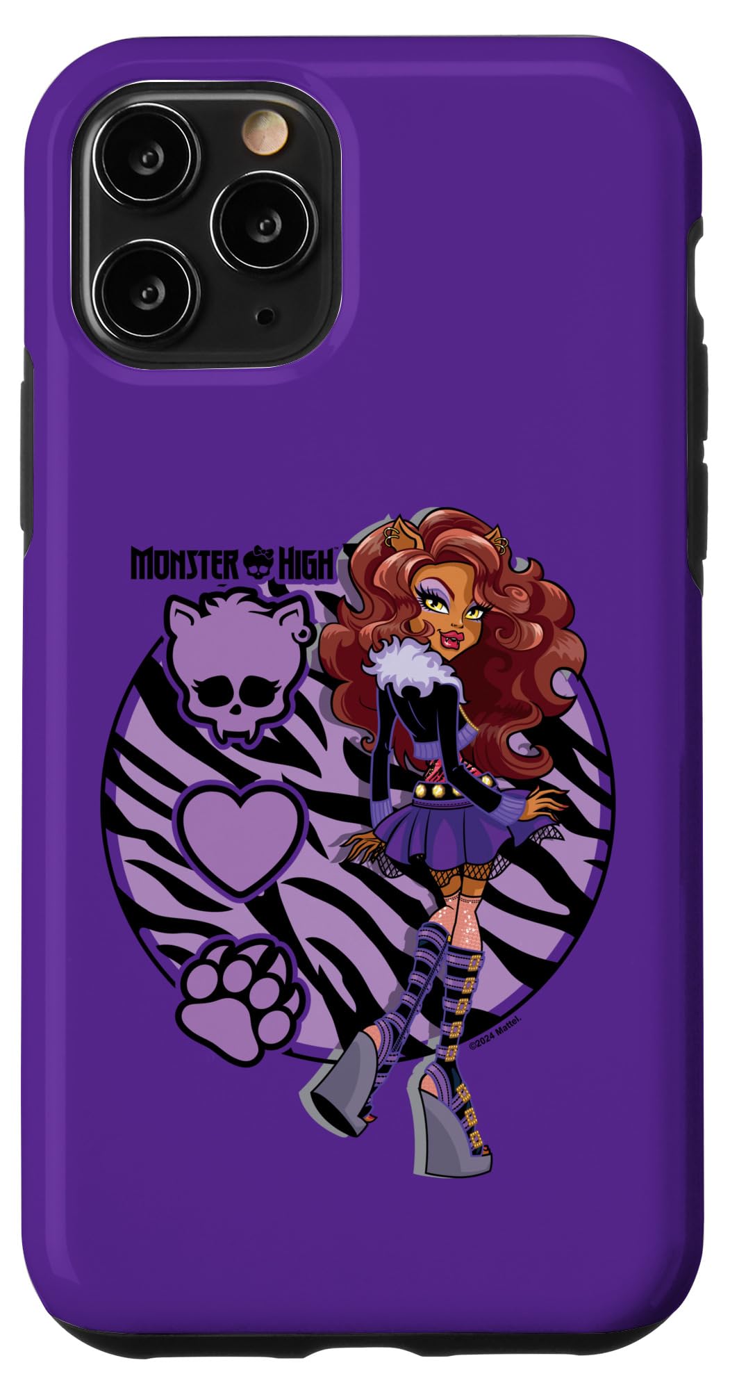 Foto 2 pulgar | Funda de Teléfono Monster High Clawdeen Werewolf para iPhone 11 Pro - Venta Internacional