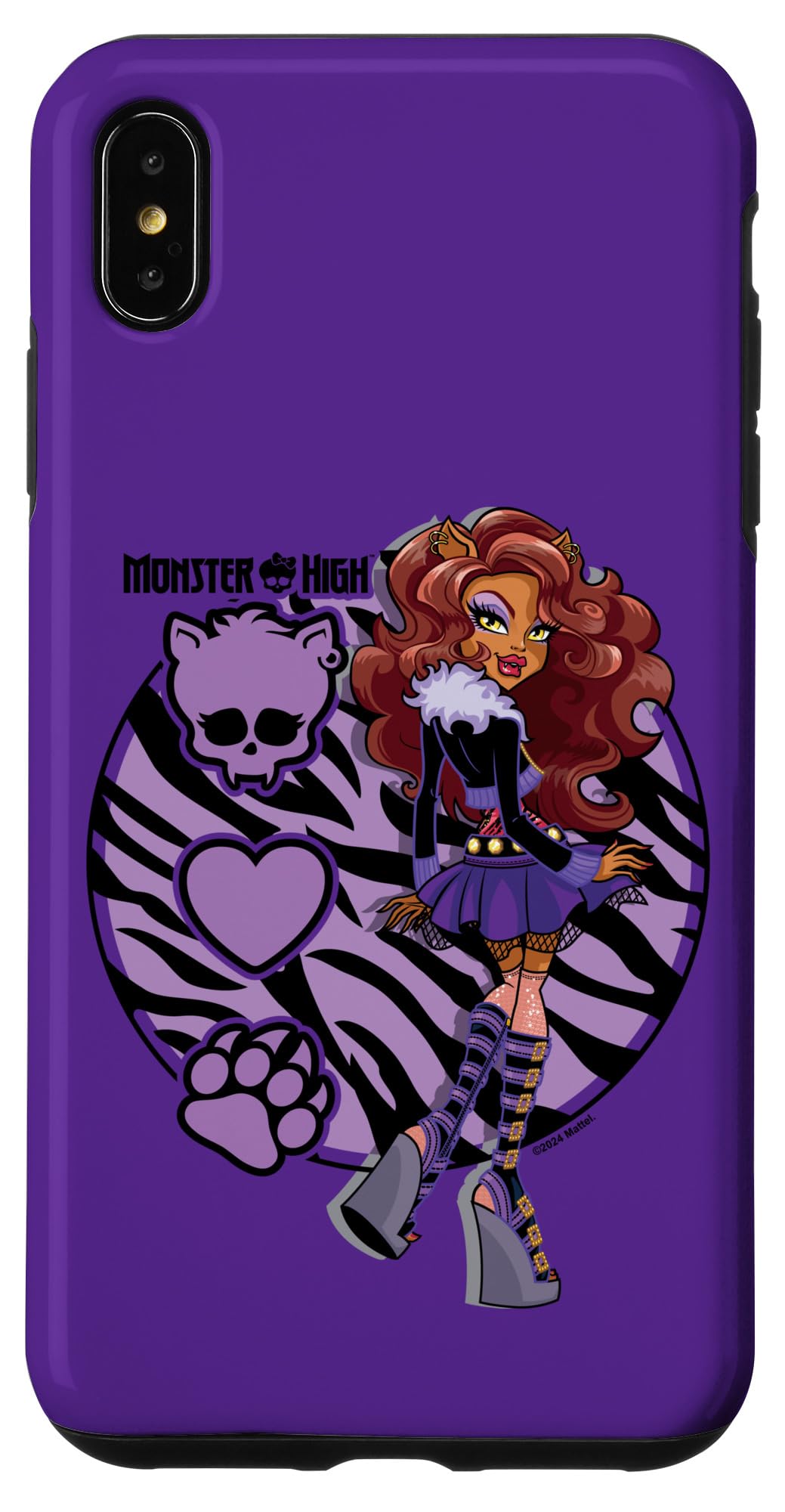 Foto 2 pulgar | Funda de Teléfono Monster High Clawdeen Werewolf para iPhone XS Max - Venta Internacional
