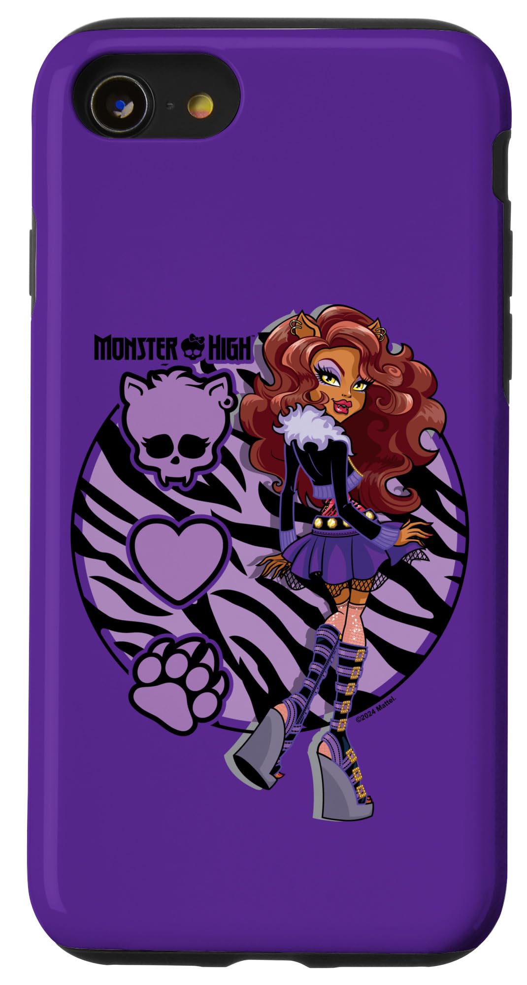 Foto 2 pulgar | Funda de Teléfono Monster High Clawdeen Werewolf para IPhone Se 2020 /7/8 - Venta Internacional