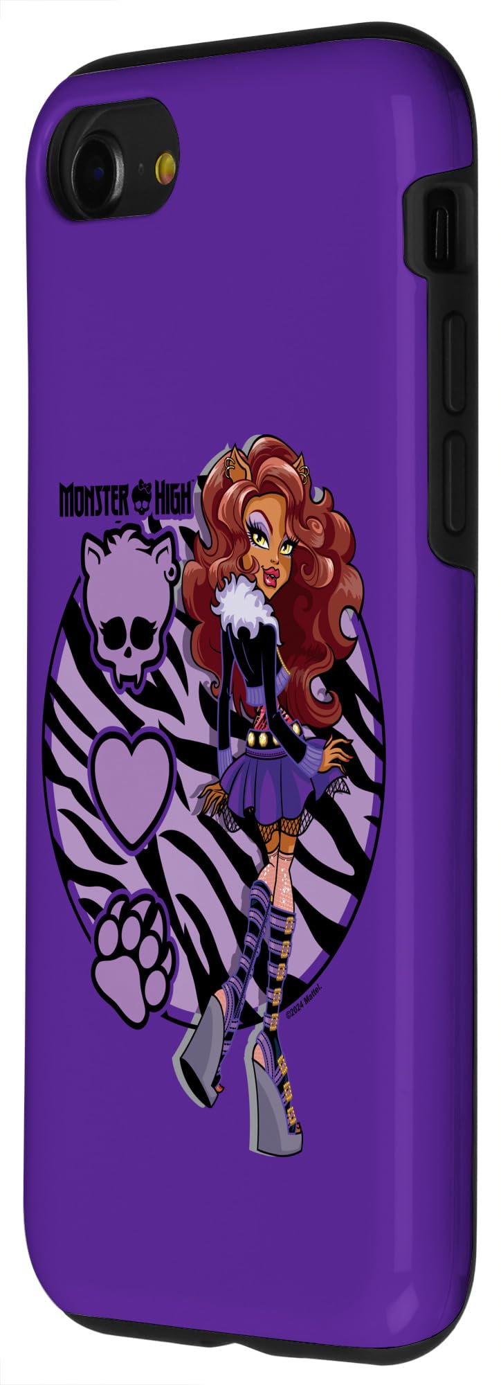 Foto 3 pulgar | Funda de Teléfono Monster High Clawdeen Werewolf para IPhone Se 2020 /7/8 - Venta Internacional