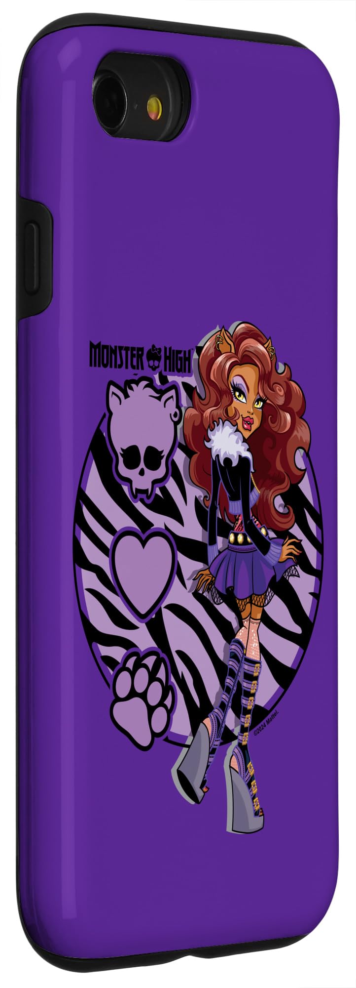 Foto 4 pulgar | Funda de Teléfono Monster High Clawdeen Werewolf para IPhone Se 2020 /7/8 - Venta Internacional