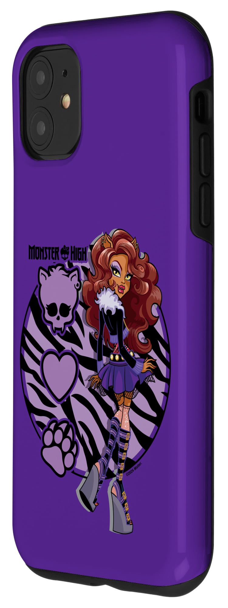 Foto 3 pulgar | Funda de Teléfono Monster High Clawdeen Werewolf para IPhone 11 - Venta Internacional