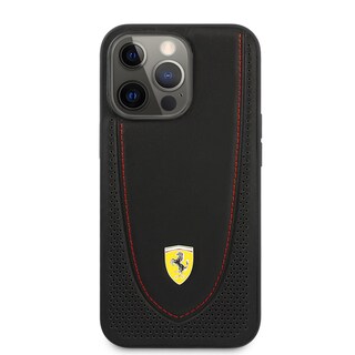 Foto 2 | Funda Case Ferrari Piel Costura para iPhone 13 Pro Max
