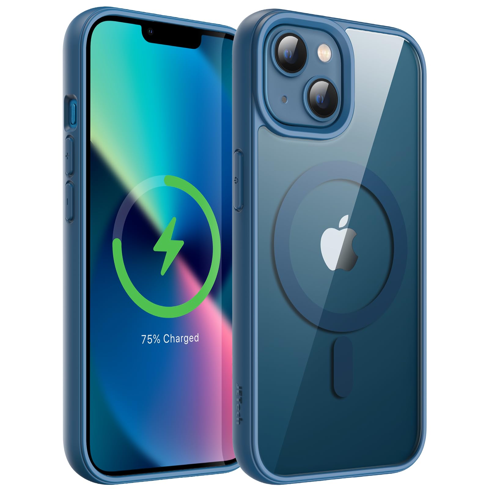 Foto 1 | Funda Magnética Jetech Para Iphone 13 De 6.1 Pulgadas Con Magsafe Blue - Venta Internacional.