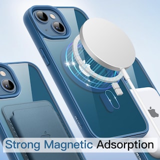 Foto 4 | Funda Magnética Jetech Para Iphone 13 De 6.1 Pulgadas Con Magsafe Blue - Venta Internacional.