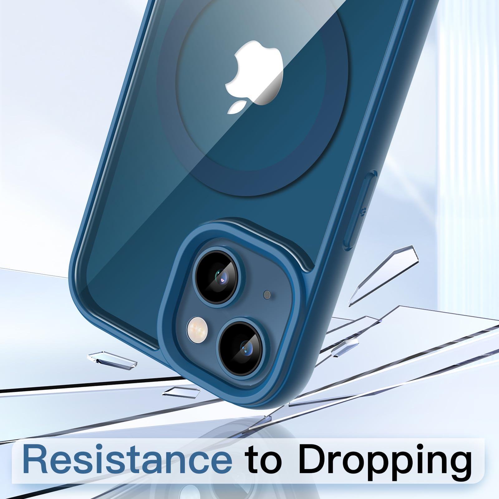 Foto 5 | Funda Magnética Jetech Para Iphone 13 De 6.1 Pulgadas Con Magsafe Blue - Venta Internacional.