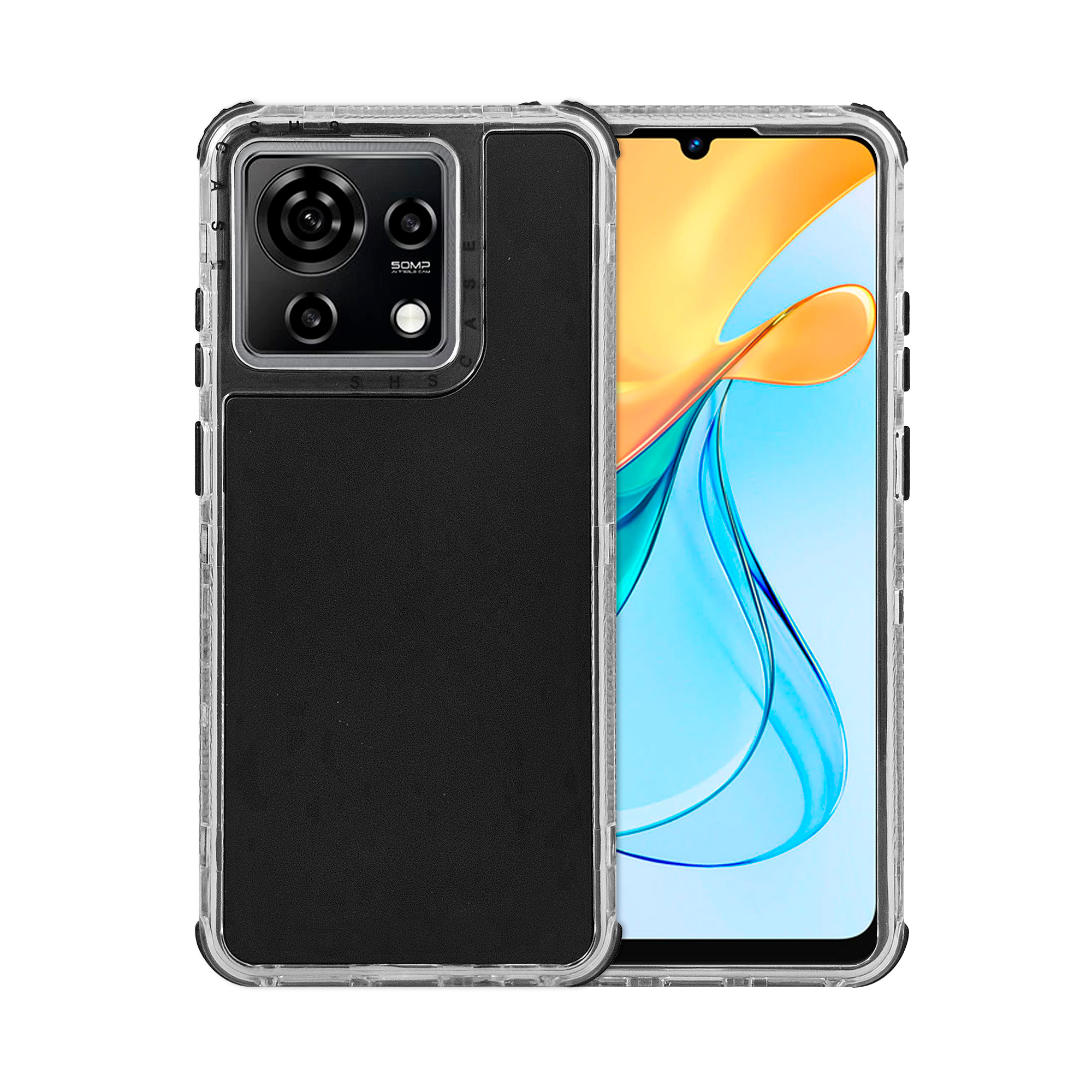 Foto 1 | Funda Uso Rudo Rainbow 360 Negro Para Vivo V50 Vita