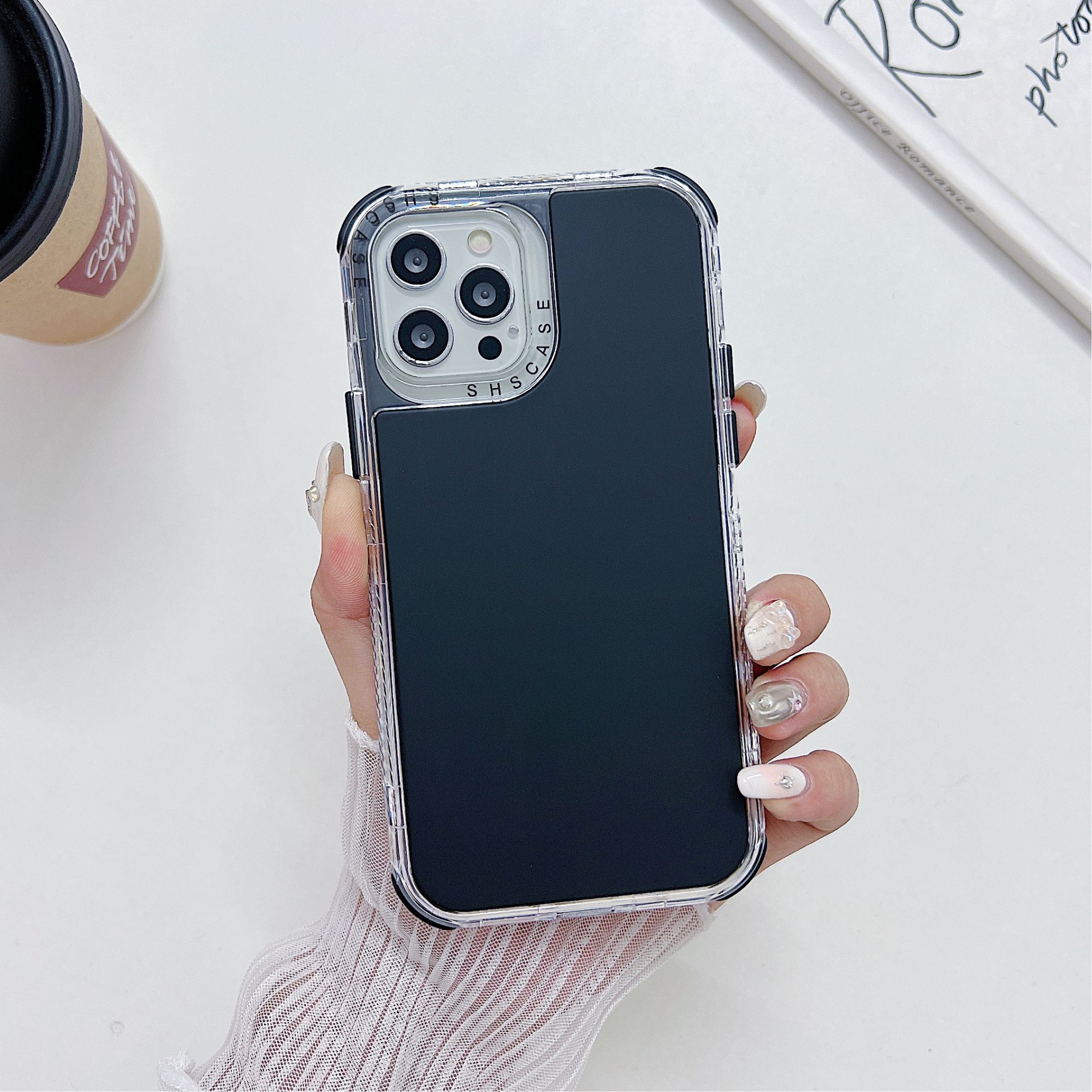 Foto 3 pulgar | Funda Uso Rudo Rainbow 360 Negro Para Vivo V50 Vita