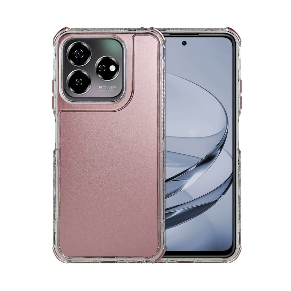 Foto 2 pulgar | Funda 3 En 1 Rainbow 360 Rosa Para Axon 60 4g