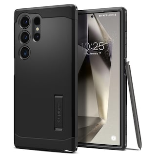 Foto 1 | Funda Spigen Tough Armor Para Galaxy S24 Ultra Con Soporte, Color Negro - Venta Internacional.