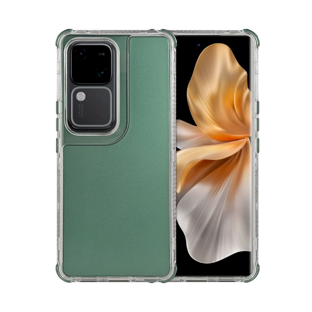Funda 3 En 1 Rainbow 360 Verde Para Vivo V30 5g