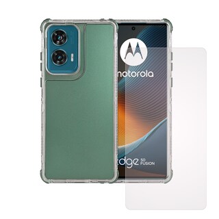 Foto 1 | Funda 3 En 1 Rainbow 360 Verde Para Moto Edgeo 50 Fusion + 1 Mica Hd
