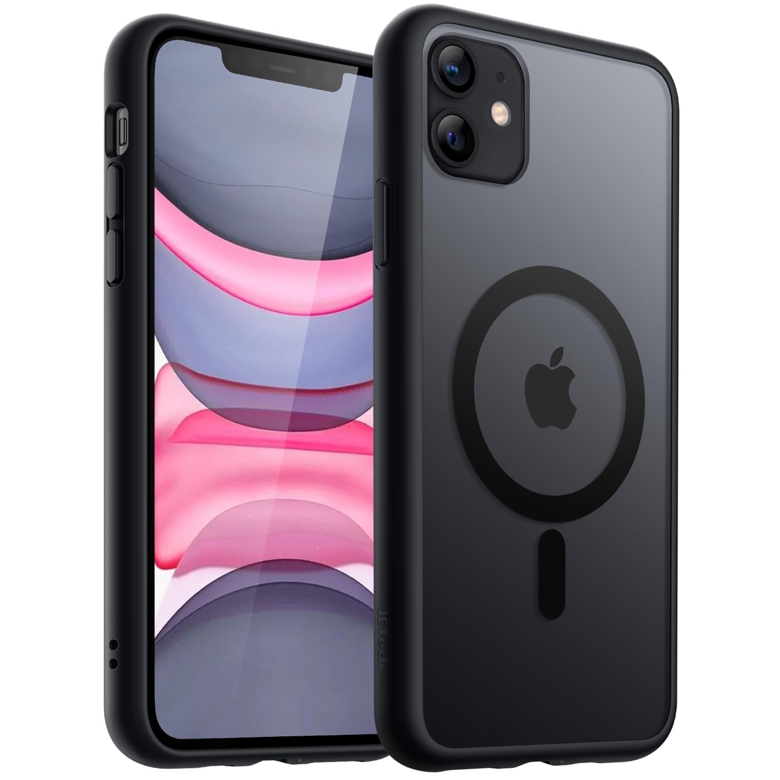 Foto 2 pulgar | Funda Jetech Magnetic Para Iphone 11 De 6.1 Pulgadas Con Magsafe Black - Venta Internacional.