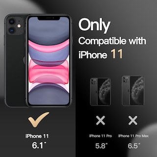Foto 2 | Funda Jetech Magnetic Para Iphone 11 De 6.1 Pulgadas Con Magsafe Black - Venta Internacional.