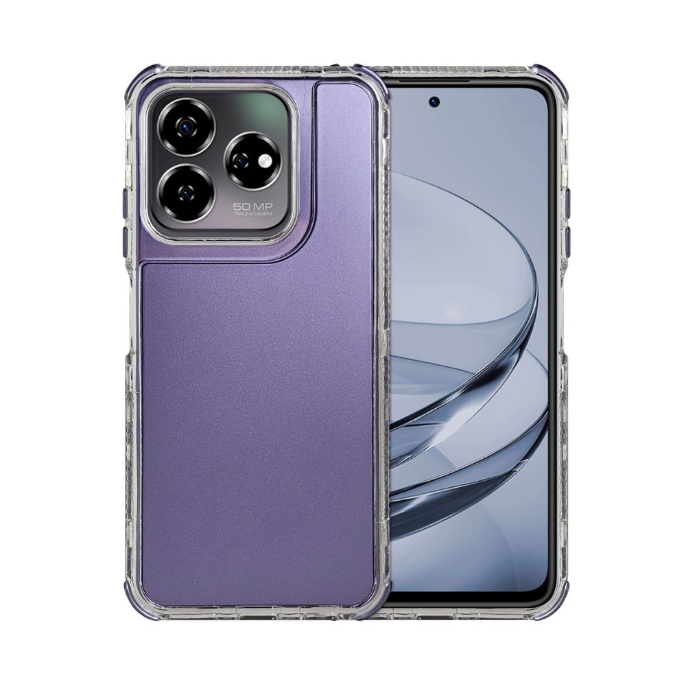 Foto 2 pulgar | Funda 3 En 1 Rainbow 360 Morado Para Axon 60 4g