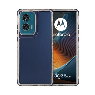 Foto 1 | Funda 3 En 1 Rainbow 360 Azul Marino Para Moto Edge 50 Fusion