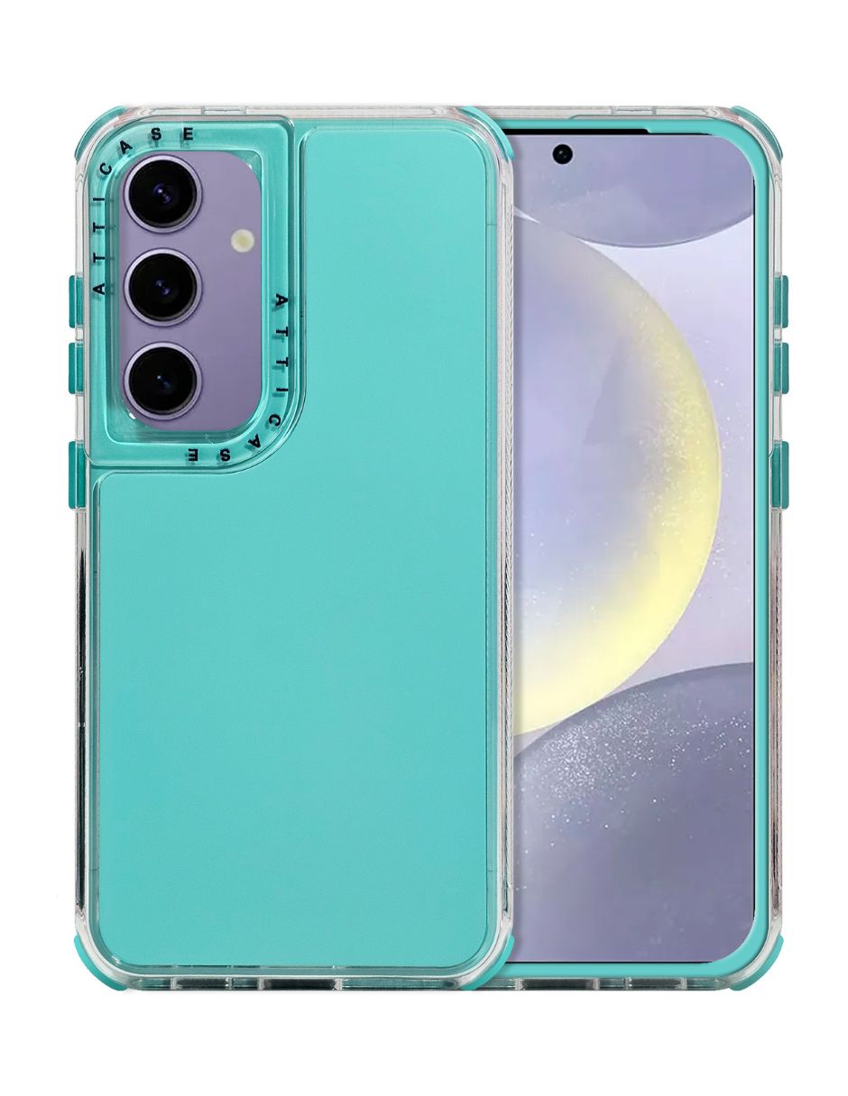 Foto 1 | Funda Uso Rudo Rainbow Paint Menta Para Samsung S24