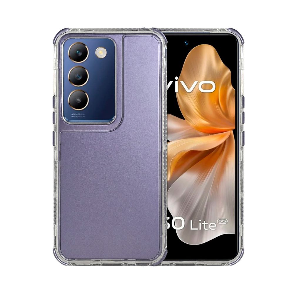 Foto 2 pulgar | Funda para Vivo V30 Lite 3 en 1 Rainbow 360 Morado
